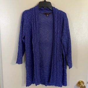 Fever Blue Cardigan 3/4 Sleeves